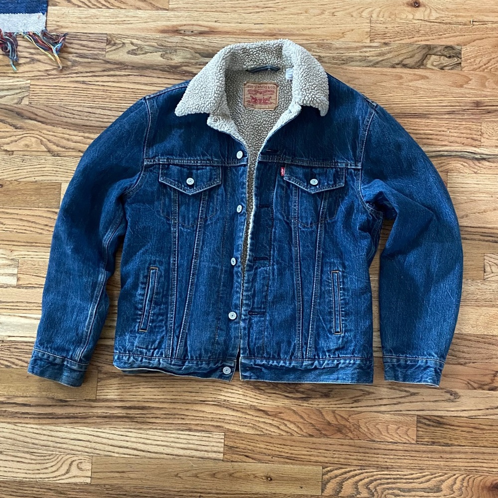 Men’s Vintage Levi Shearling Jean Jacket